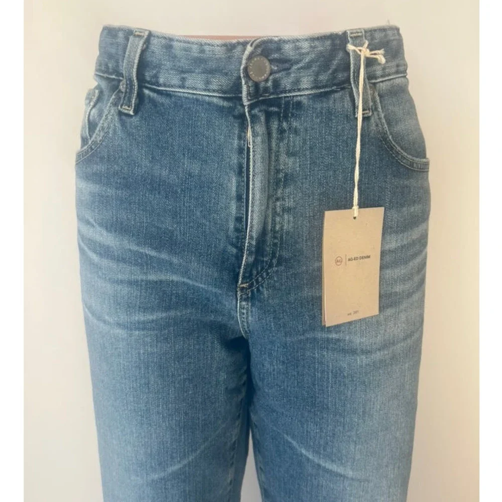 AG Adriano Goldschmied Saige High Rise Straight Leg Jeans - Picture 5 of 16